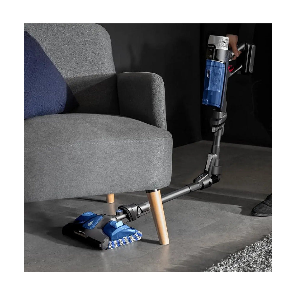 TEFAL | Stick/handheld vacuum cleaner | X-FORCE FLEX 9.60 AQUA | TY20C7WO | Cordless | Dry/Wet | Blue/Black