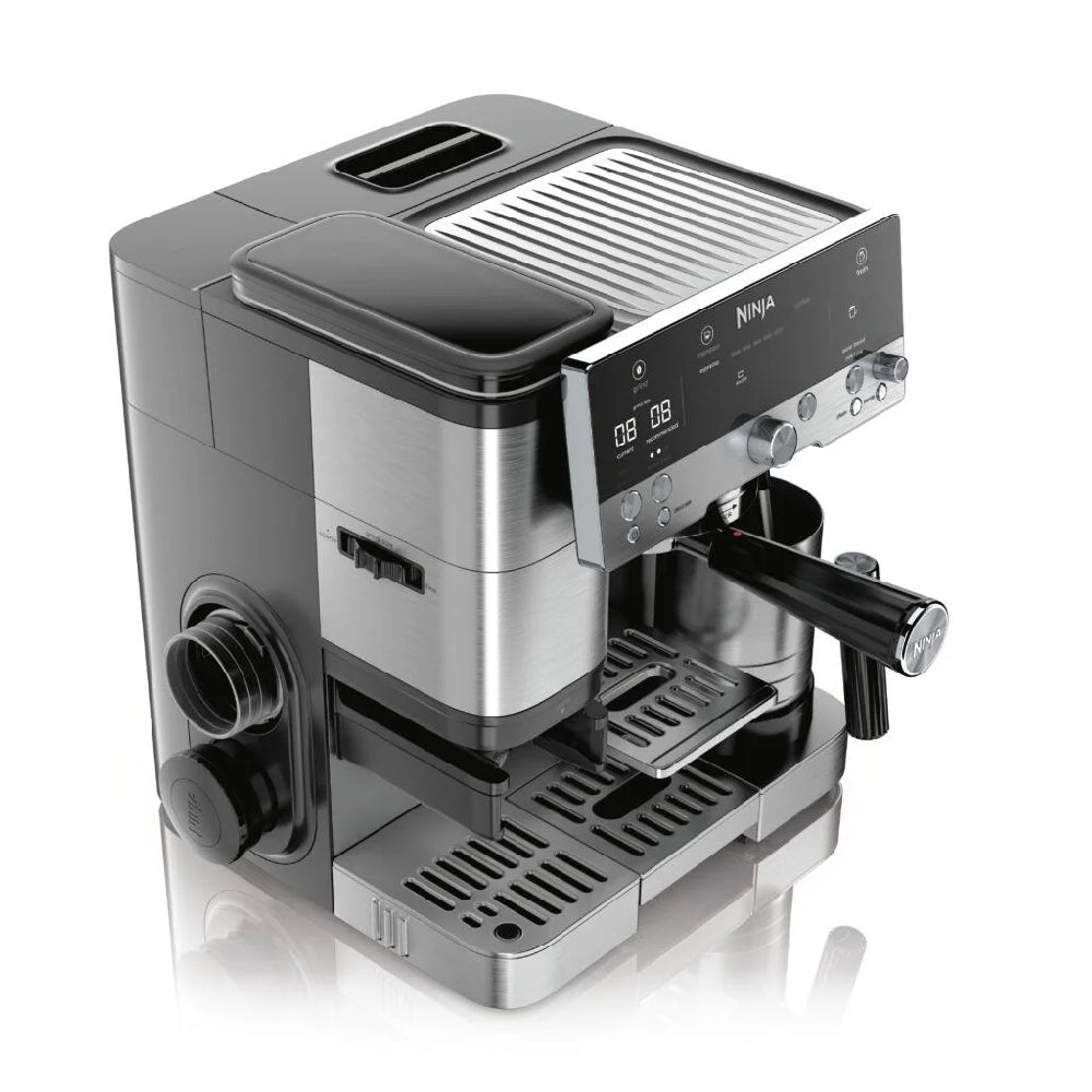 NINJA | Espresso Coffee Maker | ES601EU Luxe Café Premier | 11 bar | Milk Frother | 1650 W | Black/Stainless Steel