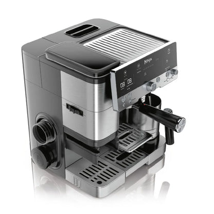 NINJA | Espresso Coffee Maker | ES601EU Luxe Café Premier | 11 bar | Milk Frother | 1650 W | Black/Stainless Steel