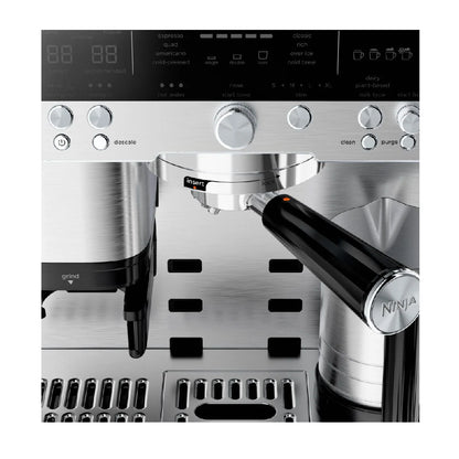 NINJA | Espresso Coffee Maker | ES601EU Luxe Café Premier | 11 bar | Milk Frother | 1650 W | Black/Stainless Steel