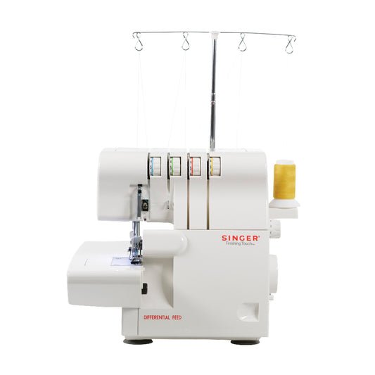 SINGER | Overlocker | 14SH654 | 4 Threads | 6 Stitches | 1300 Stitches/min | White