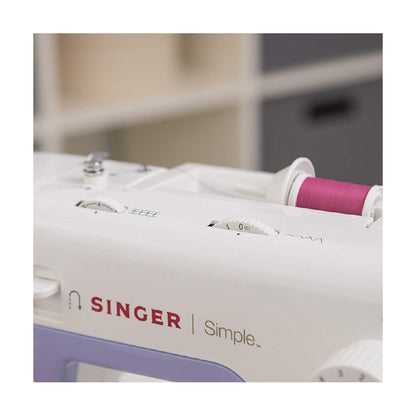 SINGER | Sewing Machine | Simple 3232 | 32 Stitches | 1 Buttonhole | White