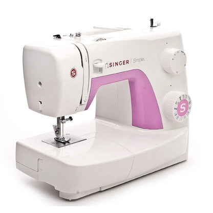 SINGER | Sewing Machine | SIMPLE 3223 | 23 Stitches | 1 Buttonhole | White/Pink