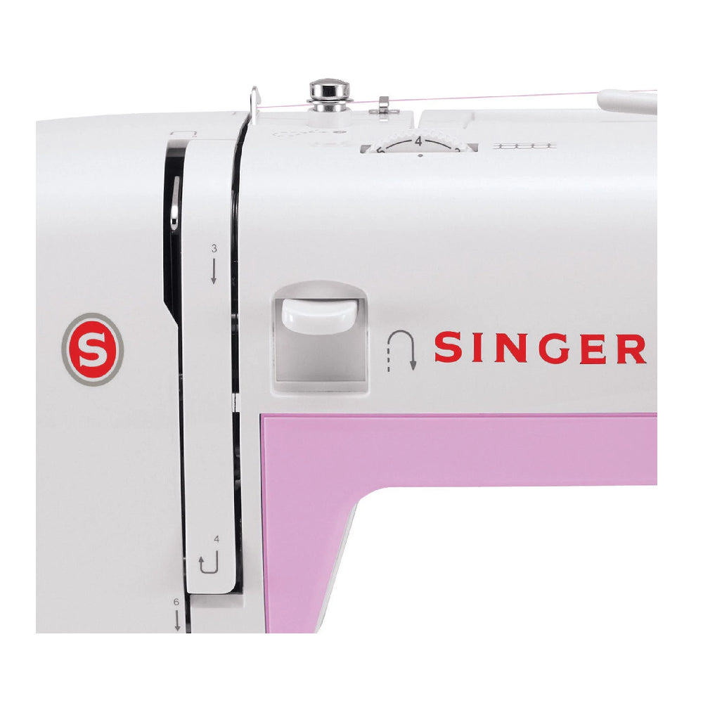 SINGER | Sewing Machine | SIMPLE 3223 | 23 Stitches | 1 Buttonhole | White/Pink