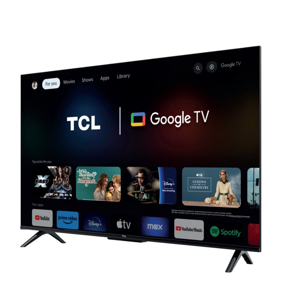 TCL 50T69C | 50" 4K UHD LED Smart TV | Google TV | HDR10+ | Dolby Vision | Black