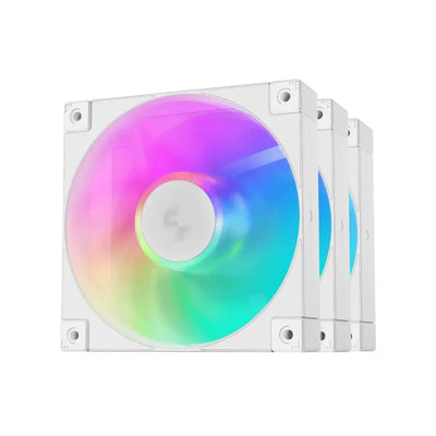 Deepcool | Performance 120mm Fan, 3-Pack | White | ARGB | R-FD12-WHAPN3-G