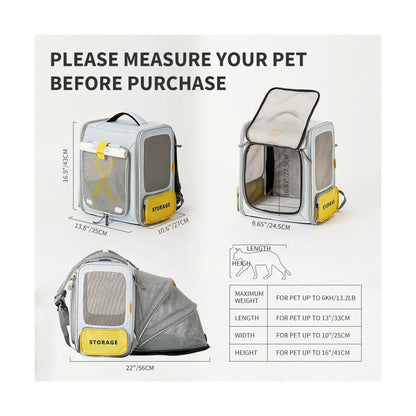 PETKIT | Pet Carrier | BP3 X ZONE | Grey