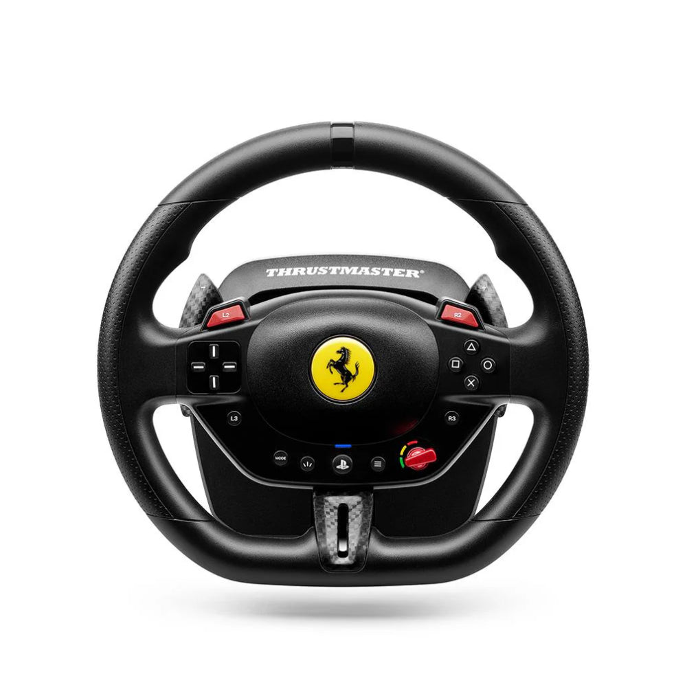 Thrustmaster T128 Ferrari 296 GTB Edition | Hybrid Drive Racing Wheel | Magnetic Paddles | PC, Xbox | Black