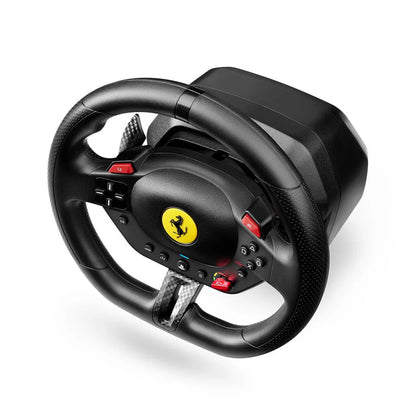 Thrustmaster T128 Ferrari 296 GTB Edition | Hybrid Drive Racing Wheel | Magnetic Paddles | PC, Xbox | Black