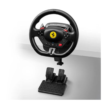 Thrustmaster T128 Ferrari 296 GTB Edition | Hybrid Drive Racing Wheel | Magnetic Paddles | PC, Xbox | Black