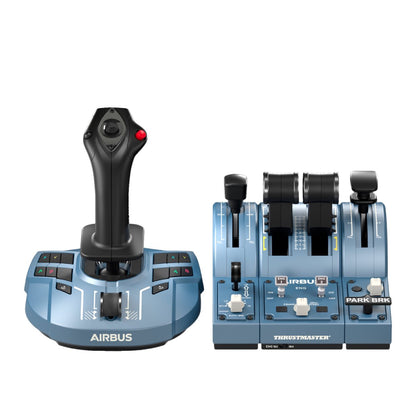 Thrustmaster TCA Captain Pack X Airbus Edition | Full Flight Case Replica | Xbox Series X|S, PC | Blue