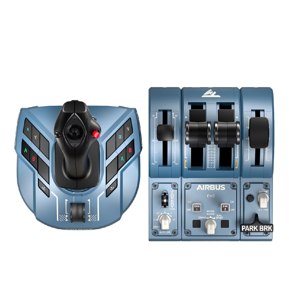 Thrustmaster TCA Captain Pack X Airbus Edition | Full Flight Case Replica | Xbox Series X|S, PC | Blue