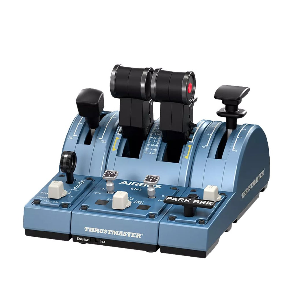 Thrustmaster TCA Captain Pack X Airbus Edition | Full Flight Case Replica | Xbox Series X|S, PC | Blue