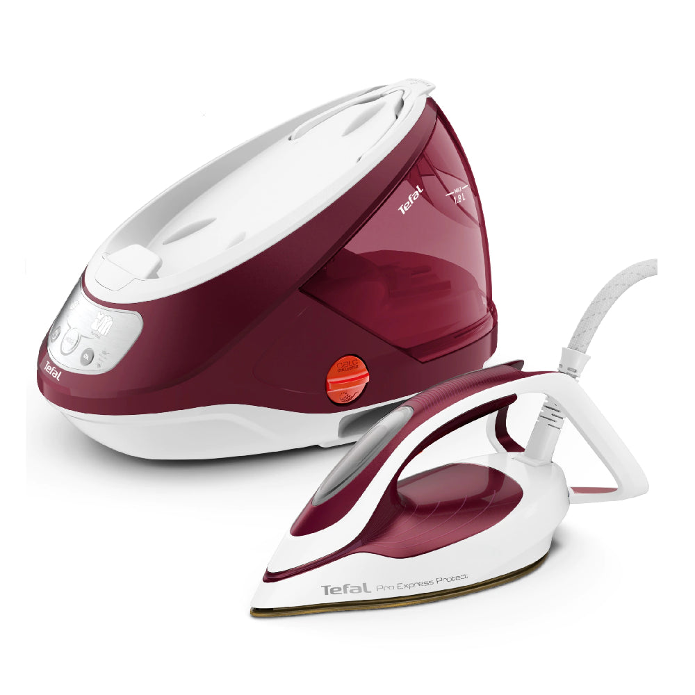 Tefal Pro Express Protect GV9220E0 | High Pressure Steam Generator | 2600 W | 7.5 bar | Red/White
