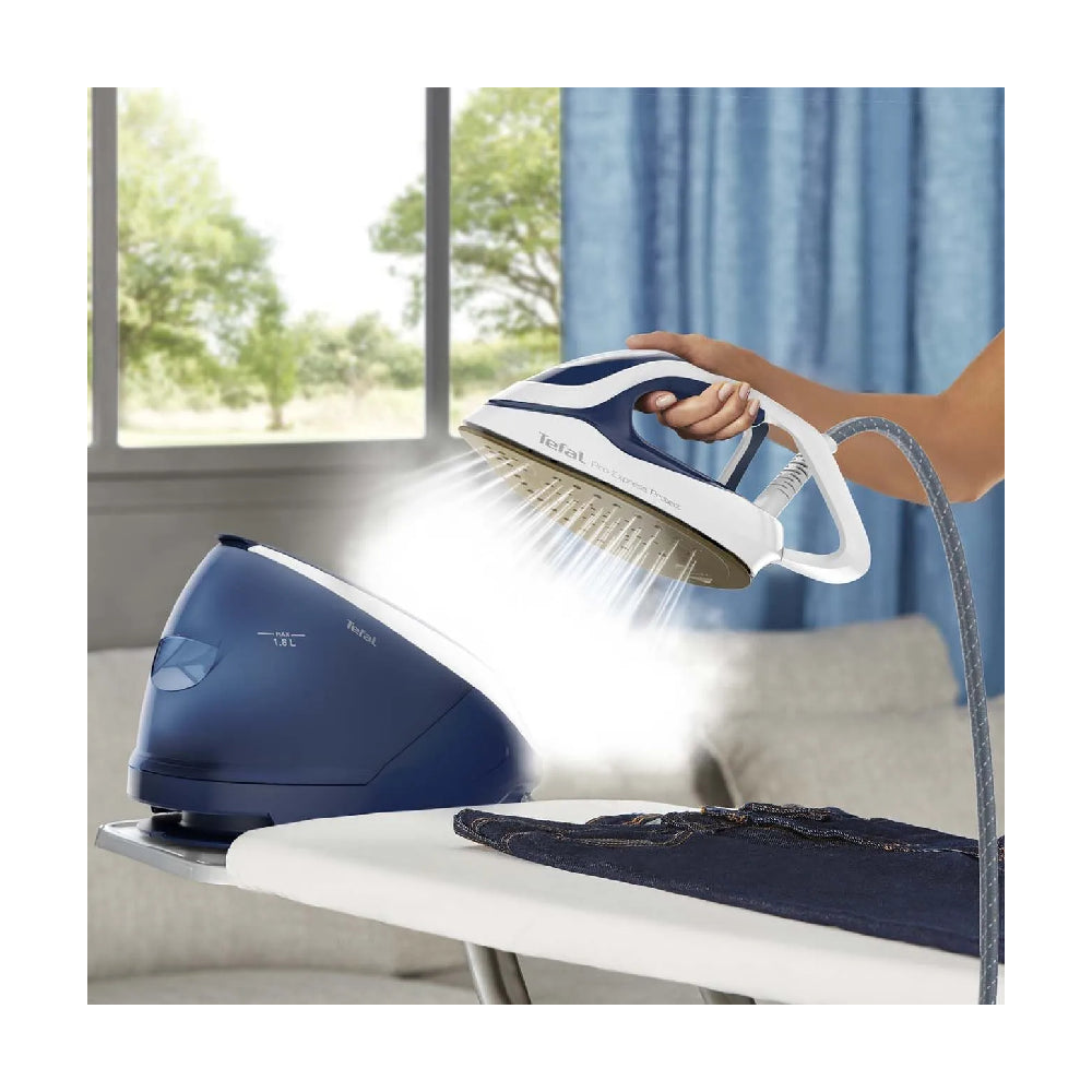 Tefal Pro Express Protect GV9221E0 | High Pressure Steam Generator | 2600 W | 7.6 bar | Blue/White