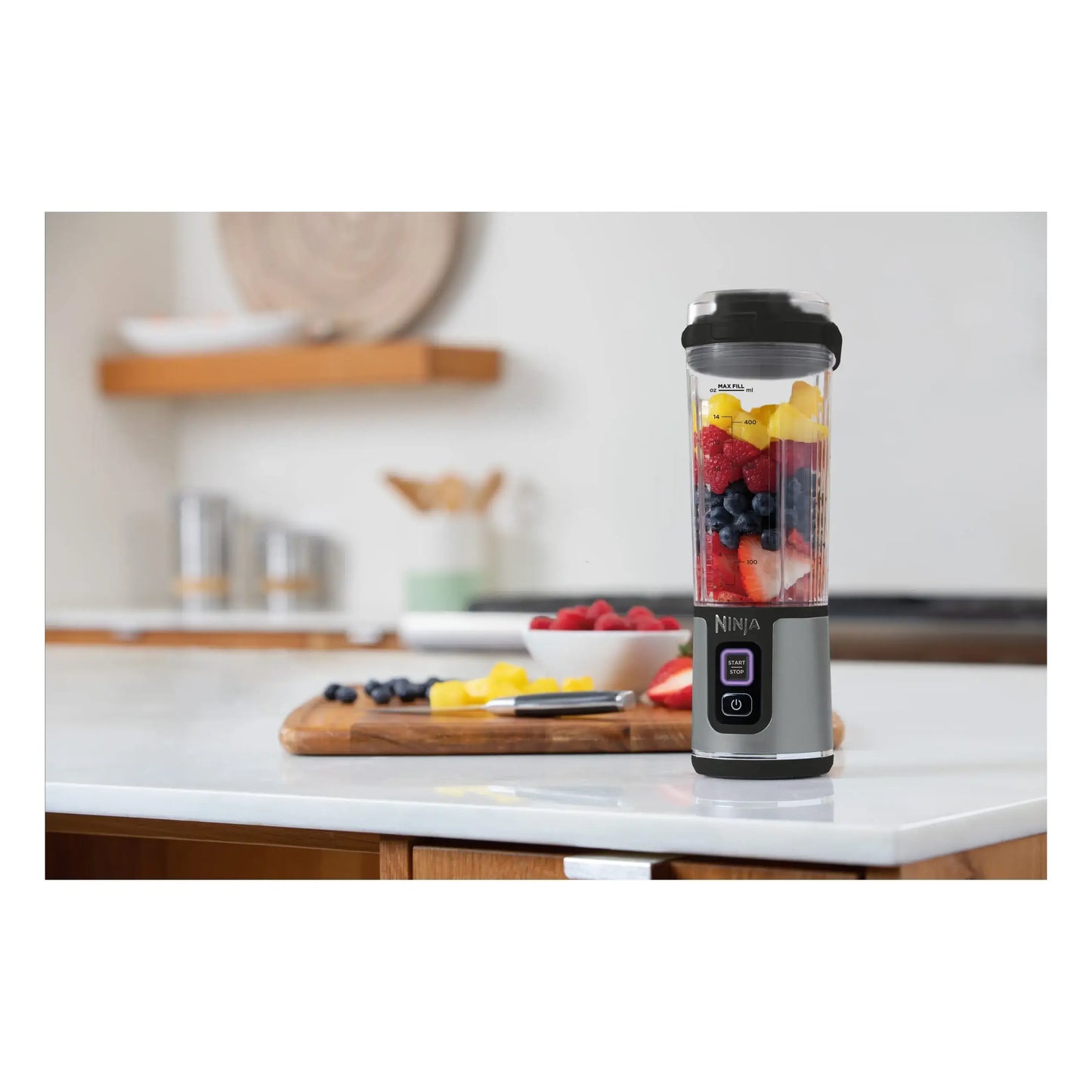 NINJA | Portable Cordless Blender | BC151EUBK | Portable | Jar material BPA-free | Jar capacity 0.53 L