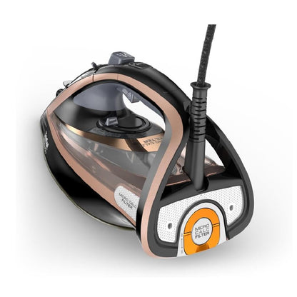 Tefal | Ultimate Pure FV9845 | Steam Iron | 3200 W | 60 g/min | Black/Rose Gold