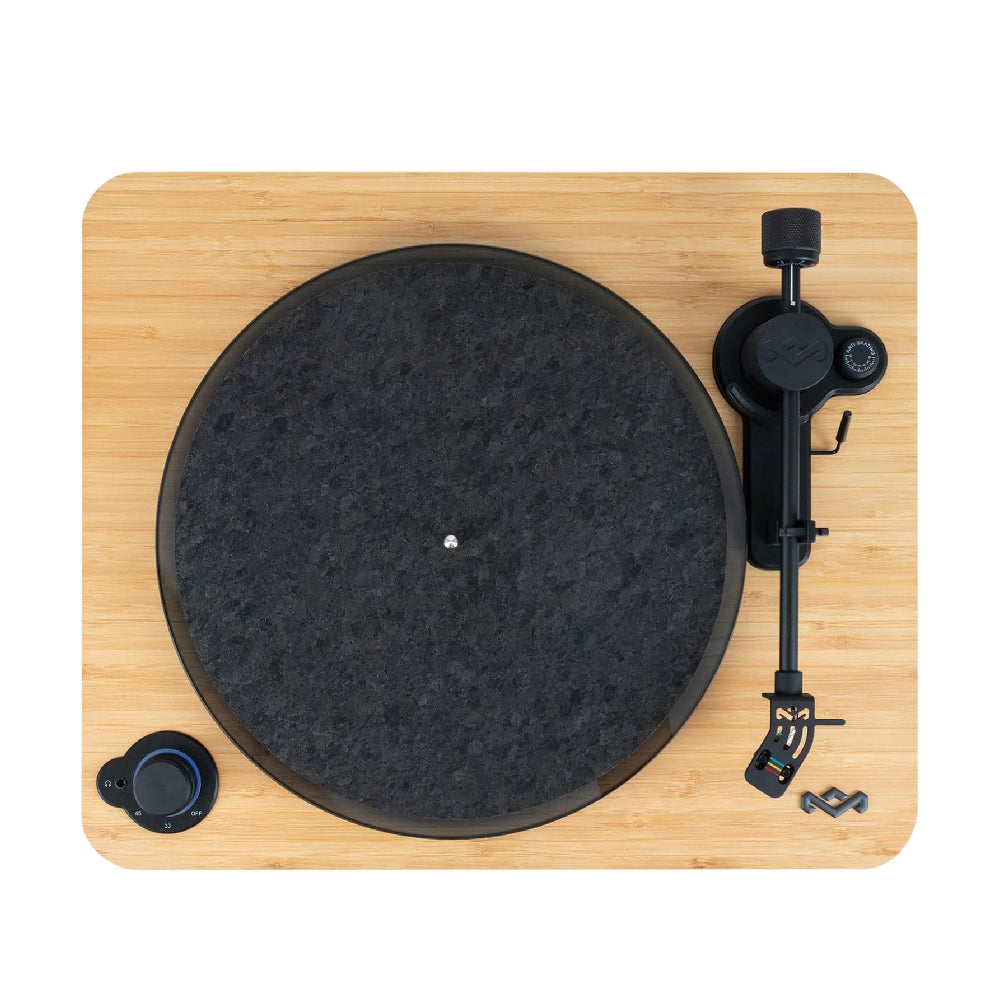 House of Marley | STIR IT UP LUX | Turntable | 45/33 rpm | Bamboo & Glass