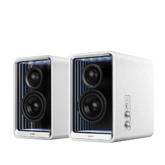 Edifier | QR65 Desktop Active Monitor with GaN Charger | 70 W | Bluetooth | White