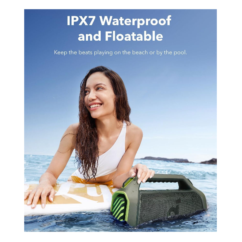 Anker Soundcore | Boom 2 Plus | Portable Bluetooth Speaker | Adventure Green