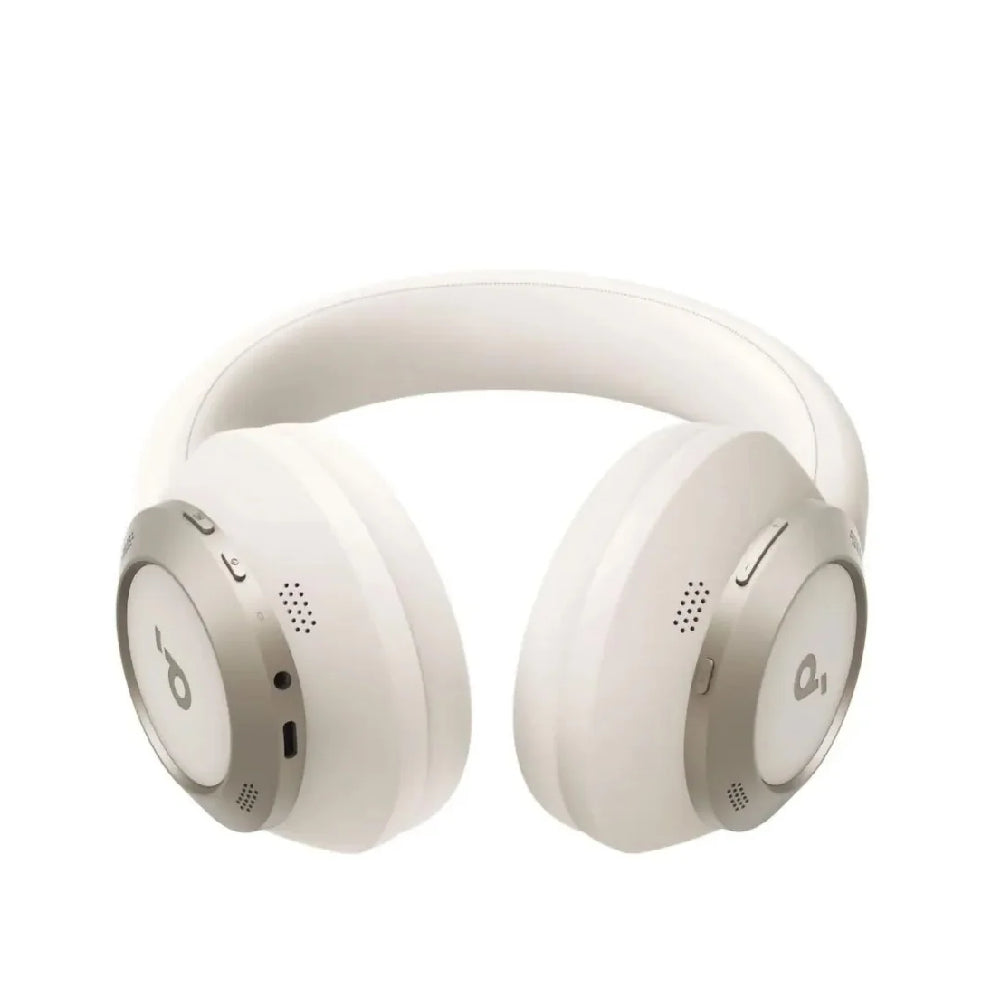 Anker Soundcore | Space One Pro | Foldable Wireless Headphones | Cream White