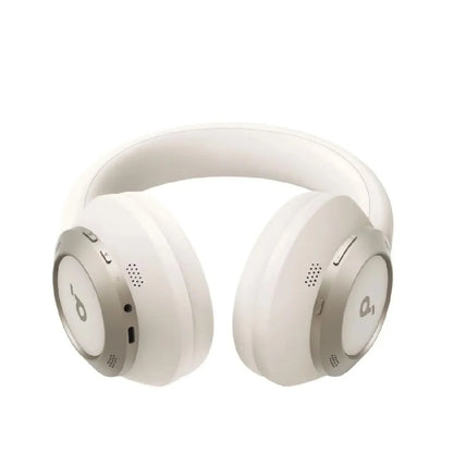 Anker Soundcore | Space One Pro | Foldable Wireless Headphones | Cream White