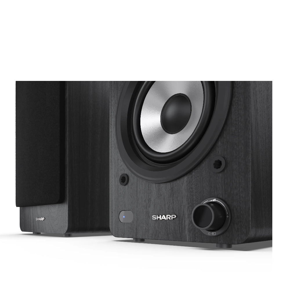 Sharp | CP-SS30(BK) | Bookshelf Speakers | 60 W | Bluetooth | Black