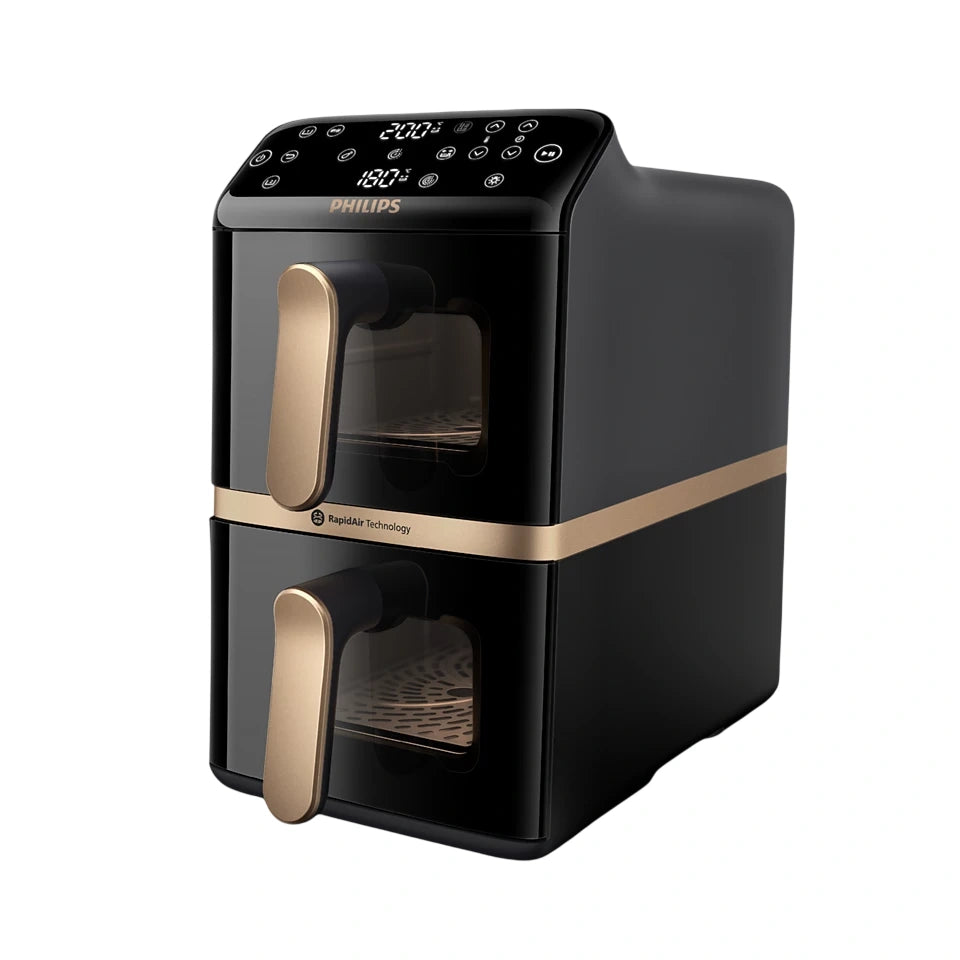 Philips | Dual Basket Airfryer | NA462/70 4000 Series | Power 2750 W | Capacity 10 L | Black