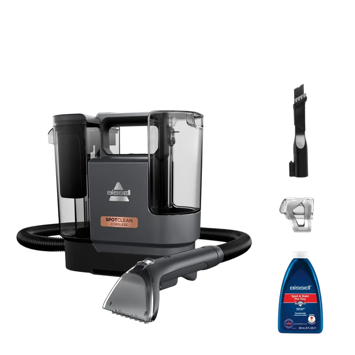 Bissell | SpotClean EU, Carpet and Upholstery Cleaner | 3681N | Cordless operating | Washing | 165 W | Black