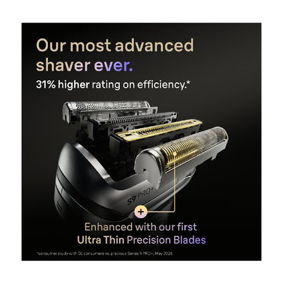 Braun | Series 9 PRO 9600s | Electric Shaver | Wet & Dry | Li-Ion | Black