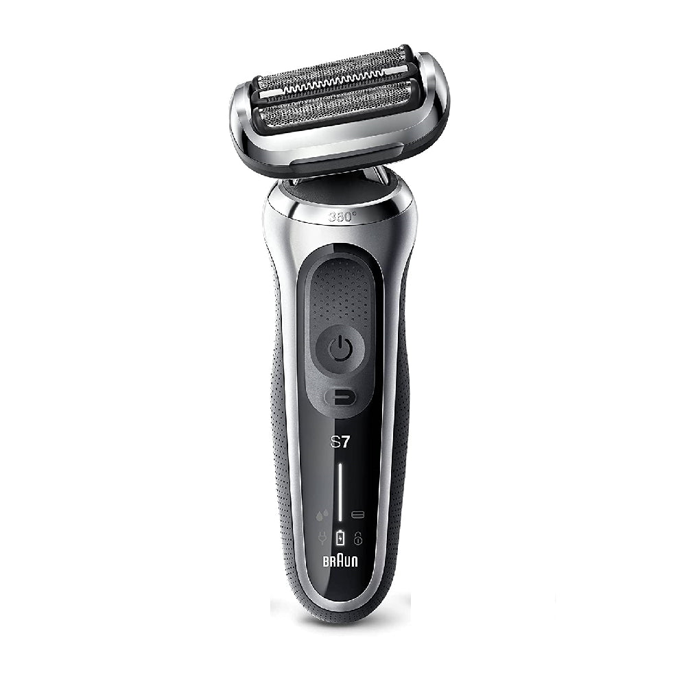 Braun | Series 7 Shaver | 71-S4200cs | Wet & Dry | Silver/Black