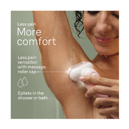 Braun | 9-011 3D Silk-epil 9 Flex | Epilator | Wet & Dry | White/Gold