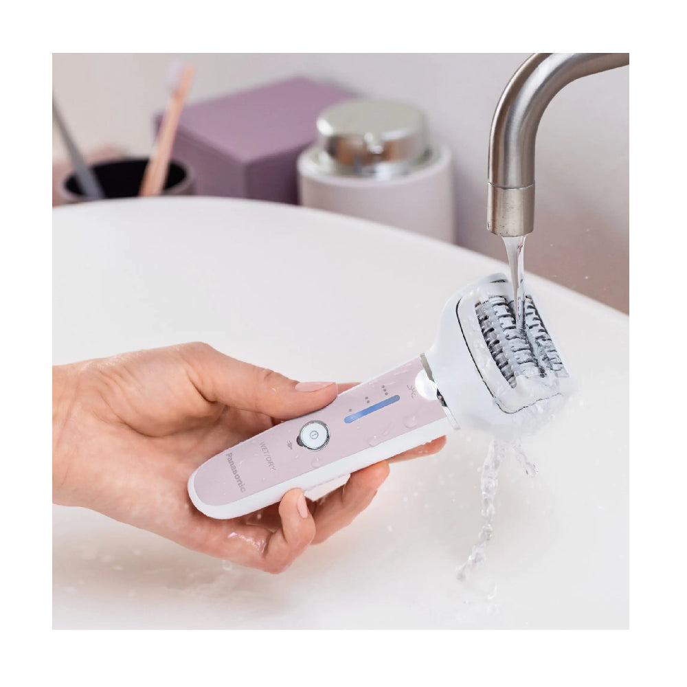 Panasonic | ES-EY80-P503 | Epilator | Wet & Dry | White/Pink