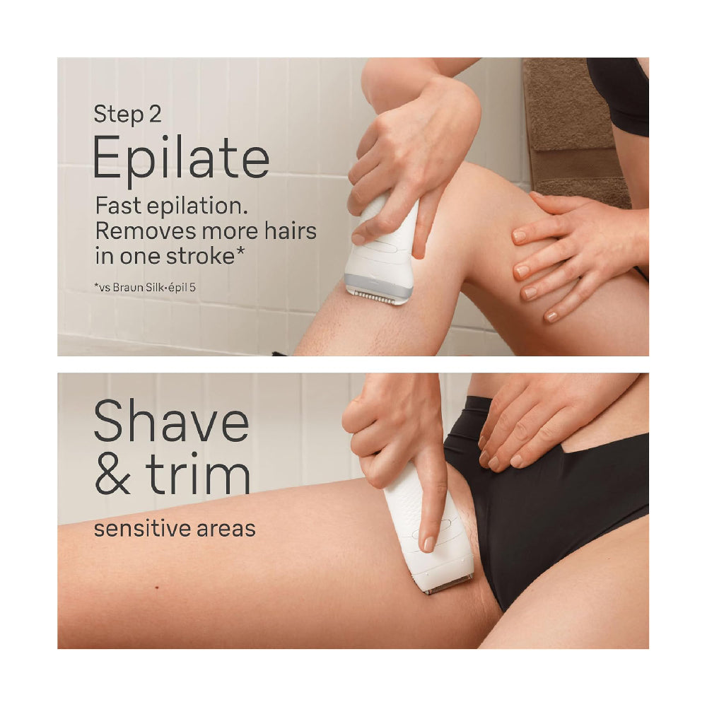 Braun | Silk-épil SE7-081 | Epilator | Wet & Dry | White