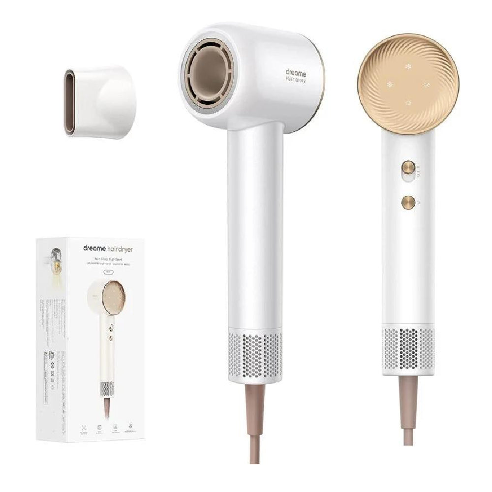 Dreame | Gleam High-Speed Hair Dryer AHD64-WH | Negative Ion Care | White