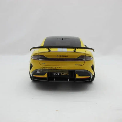 Xiaomi | SU7 Ultra 1:18 Die-cast Model Car | Lightning Yellow | Zinc alloy, ABS, SAN, PVC
