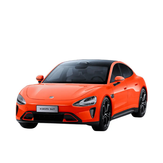 Xiaomi | SU7 1:18 Die-cast Model Car | Lava Orange | Zinc alloy, ABS, SAN and PVC