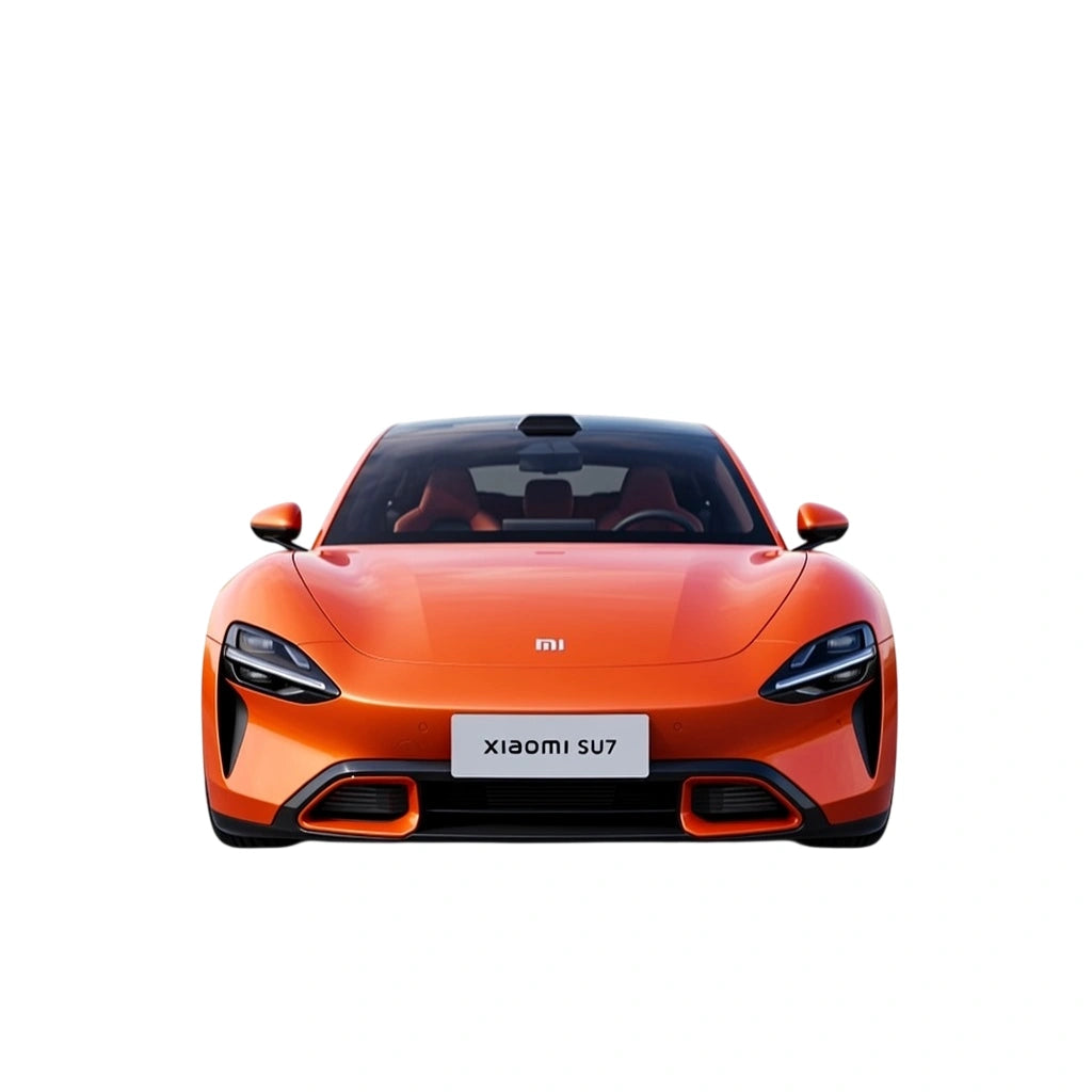 Xiaomi | SU7 1:18 Die-cast Model Car | Lava Orange | Zinc alloy, ABS, SAN and PVC