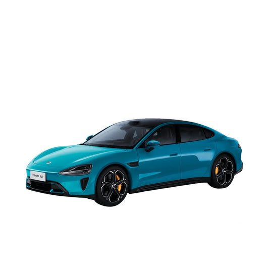 Xiaomi | SU7 1:18 Die-cast Model Car | Aqua Blue | Zinc alloy, ABS, SAN and PVC