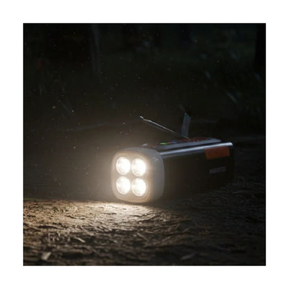 Marmitek | RESQ 200 Emergency Outdoor Radio | Solar & Dynamo | 4000mAh | Black