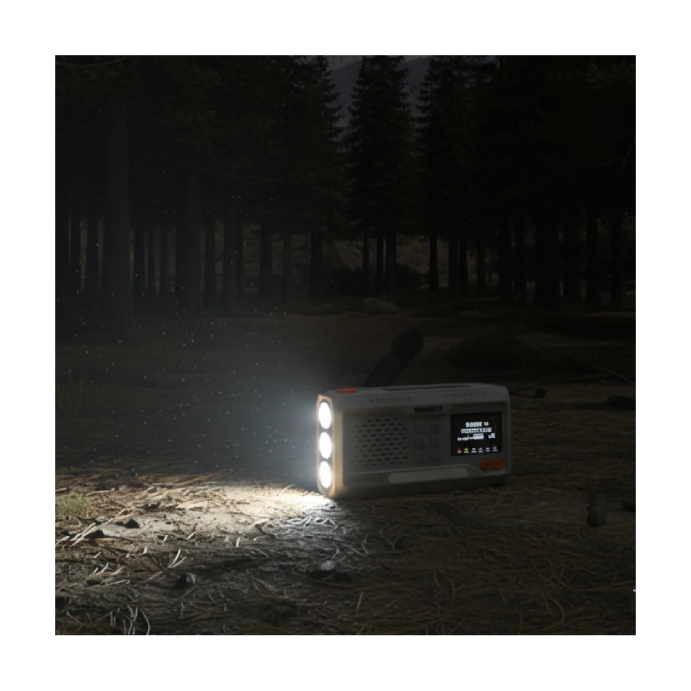 Marmitek | RESQ 100 Emergency Outdoor Radio | Solar & Dynamo | Gray