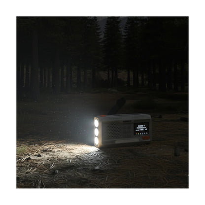 Marmitek | RESQ 100 Emergency Outdoor Radio | Solar & Dynamo | Gray