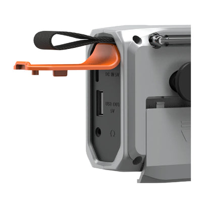 Marmitek | RESQ 100 Emergency Outdoor Radio | Solar & Dynamo | Gray