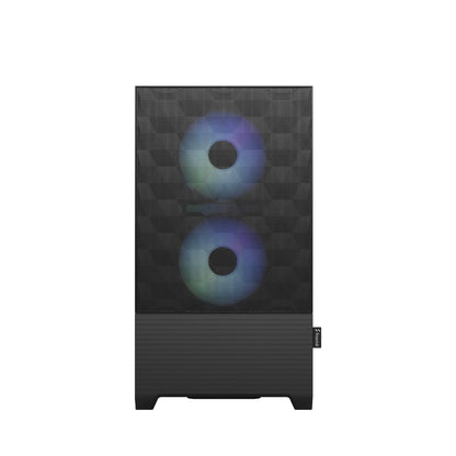 Fractal Design Pop Mini Air RGB | Mini-Tower | Black TG Clear Tint | mATX | No PSU