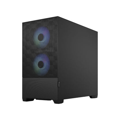 Fractal Design Pop Mini Air RGB | Mini-Tower | Black TG Clear Tint | mATX | No PSU