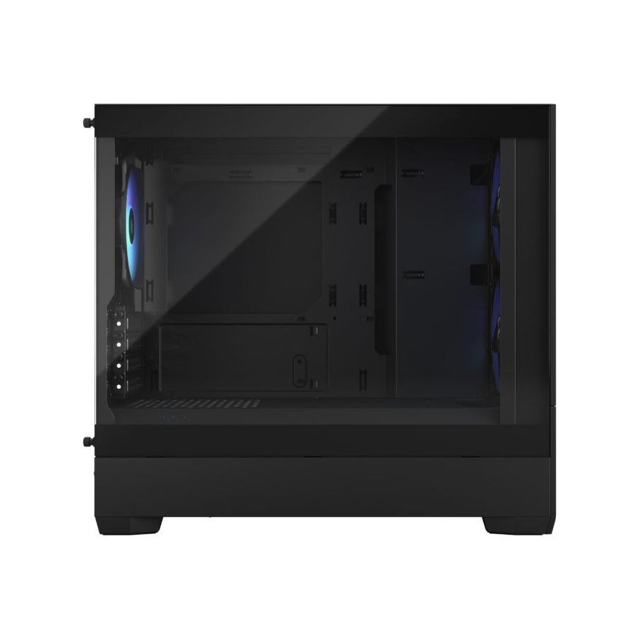 Fractal Design Pop Mini Air RGB | Mini-Tower | Black TG Clear Tint | mATX | No PSU