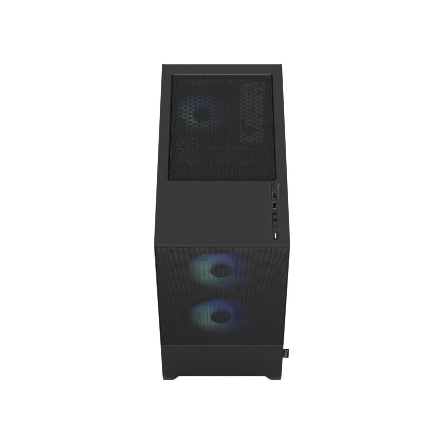 Fractal Design Pop Mini Air RGB | Mini-Tower | Black TG Clear Tint | mATX | No PSU