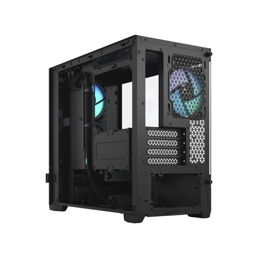 Fractal Design Pop Mini Air RGB | Mini-Tower | Black TG Clear Tint | mATX | No PSU
