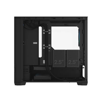 Fractal Design Pop Mini Air RGB | Mini-Tower | Black TG Clear Tint | mATX | No PSU