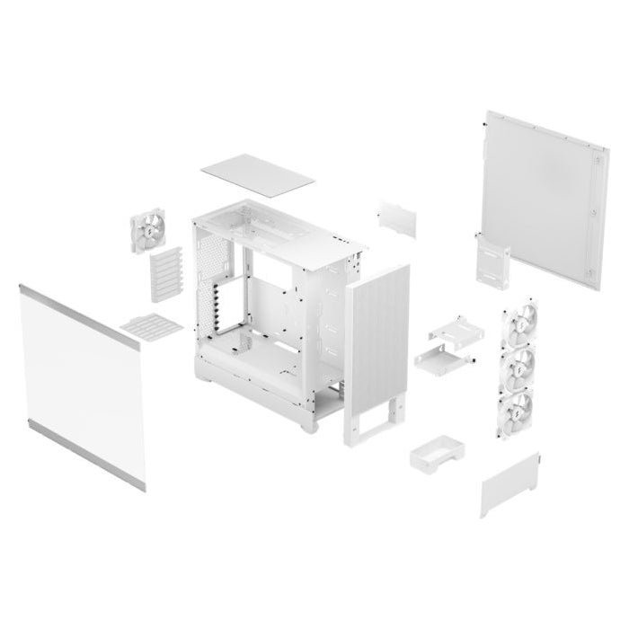 Fractal Design Pop XL Air RGB | Full Tower | White TG Clear Tint | E-ATX | No PSU